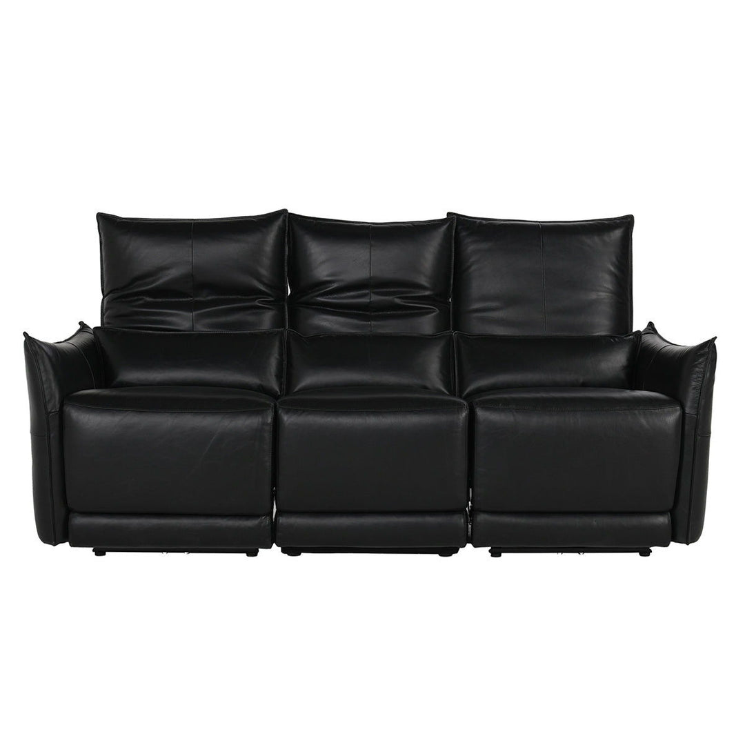 Amsterdam - Leather Power Recliner Sofa - Black