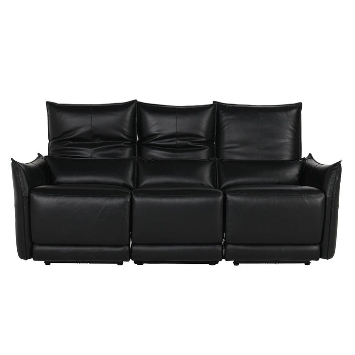 Amsterdam - Leather Power Recliner Sofa - Black