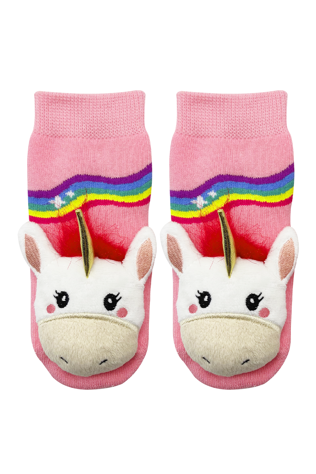 Pink Unicorn Boogie Toes Rattle Socks: 1 - 2 Y