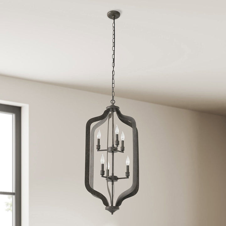 Ellie - Chandelier Tall - Dark Brown