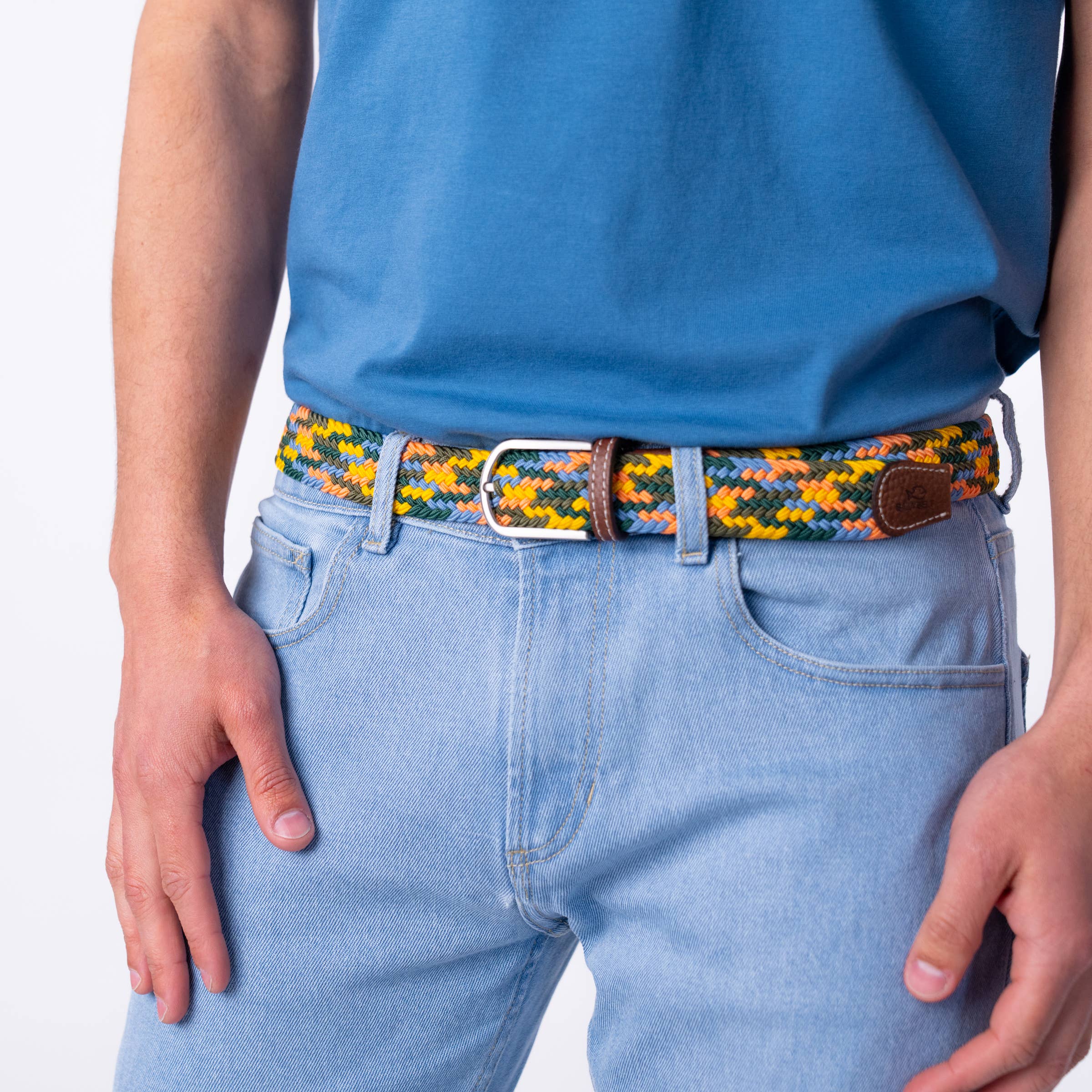 Elastic braided belt - Zurich
