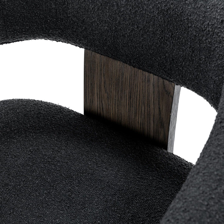 Julina - Upholstered Accent Chair - Charcoal