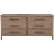 Modern - Cove Drawer Dresser - Dark Brown