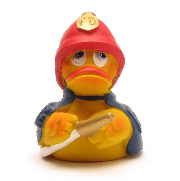 Fireman rubber duck - rubber duck