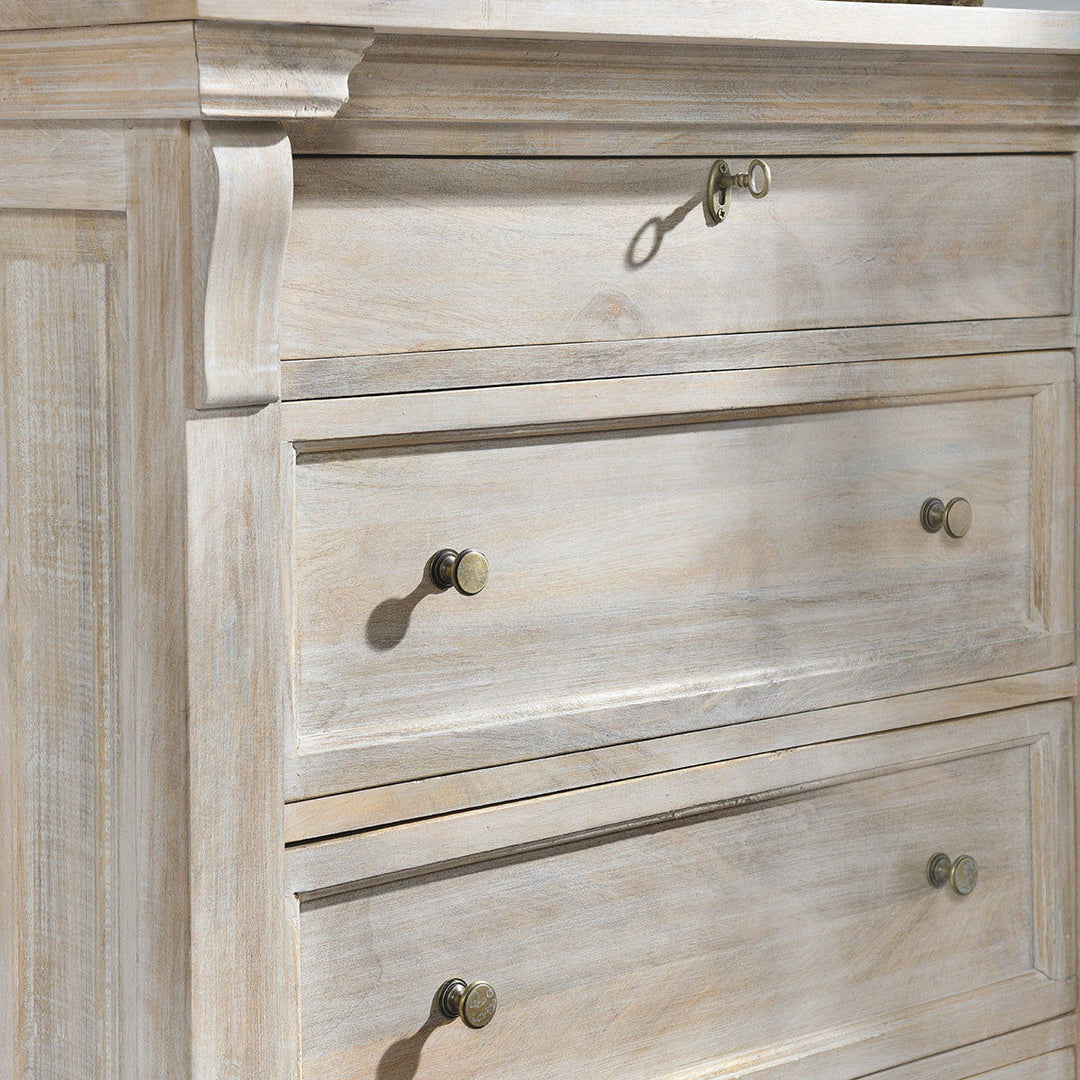 Adelaide - 6 Drawer Chest - Natural White Wash