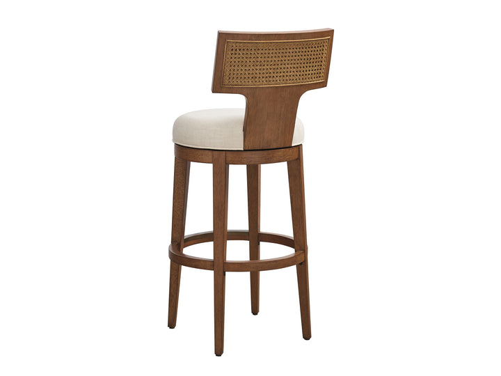 La Costa - Calavera Woven Swivel Bar Stool