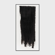 Monolith - 36" x 72" Painting Art by Buddy Whitlock - Black