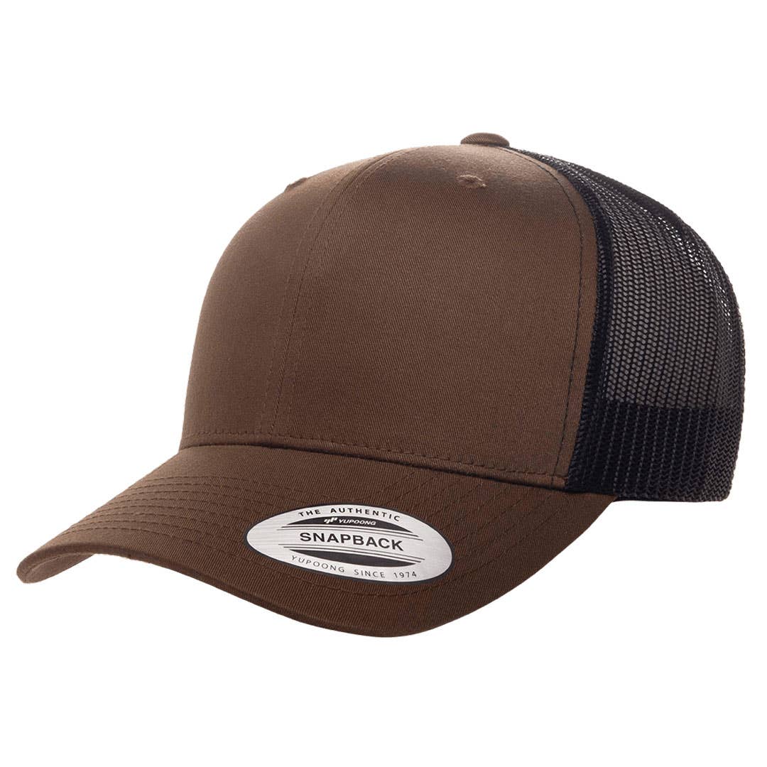 Morning Wood | Leather Patch Hat: Camo / Black