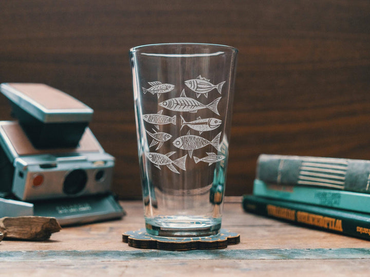 School of Fish Glasses: Stemless Wine