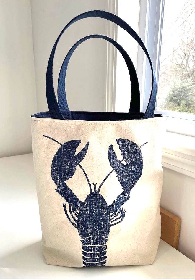 Nautical tote bags: Small / Entering Cape Cod