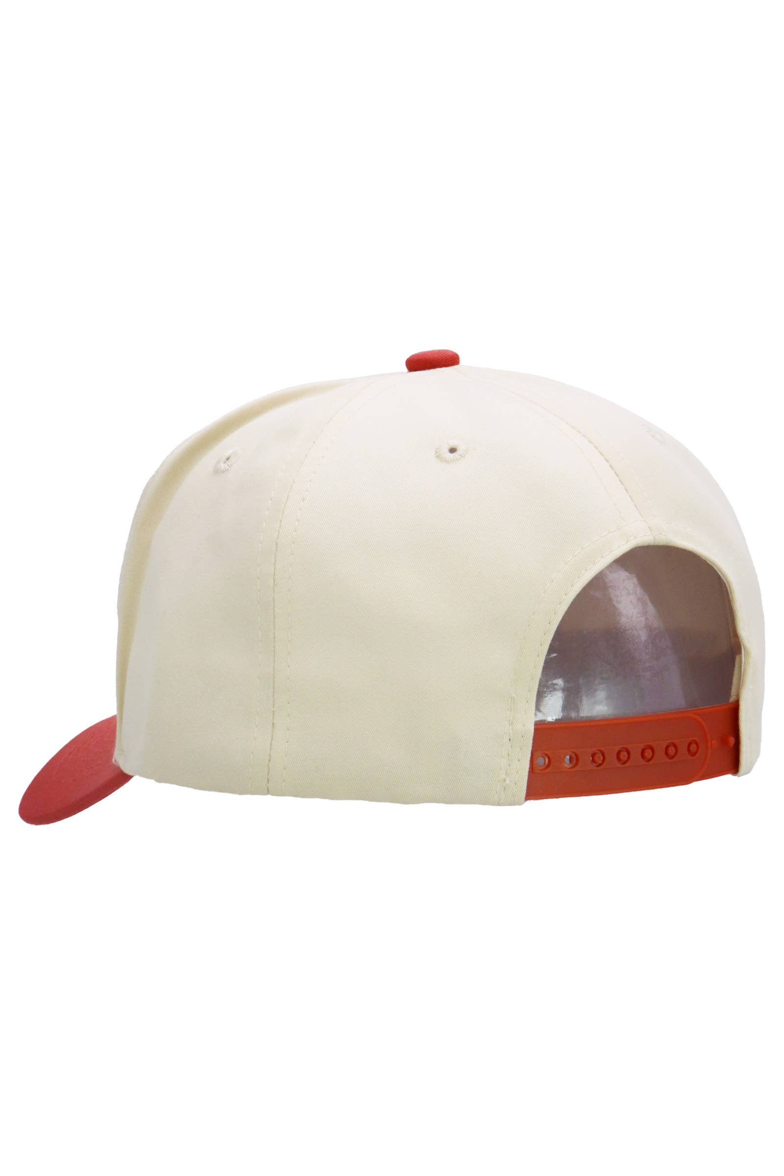 Two Tone Beige Upper Five Panel Baseball Cap: Beige/Aqua / One Size