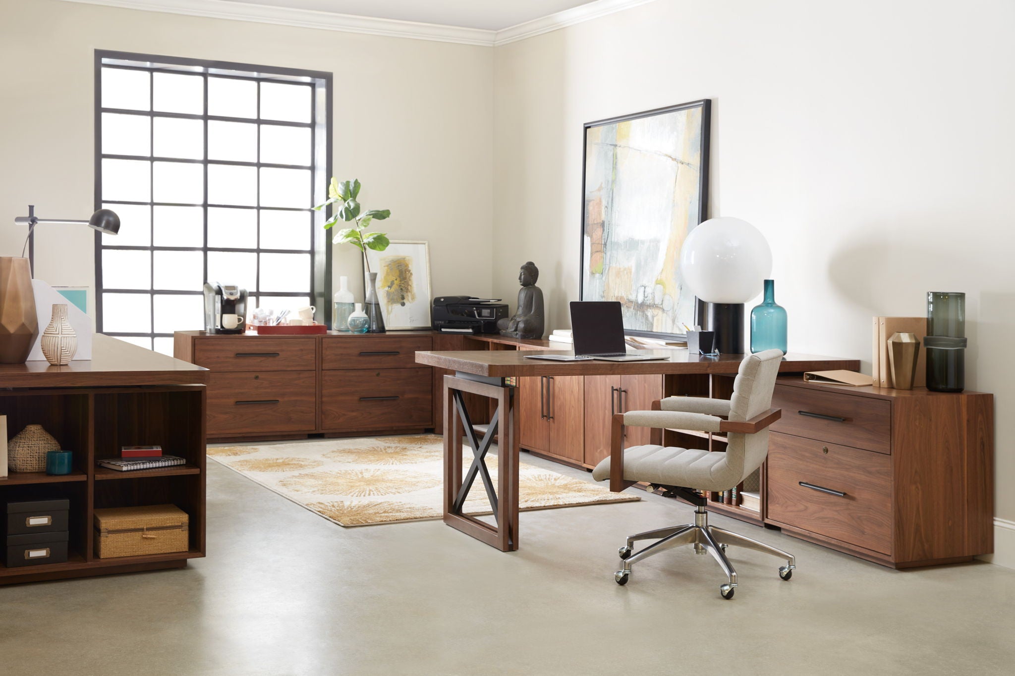 Elon - Two-Door Cabinet - Dark Brown