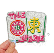 Tile Junkie Mahjong Sequins Patch - Small