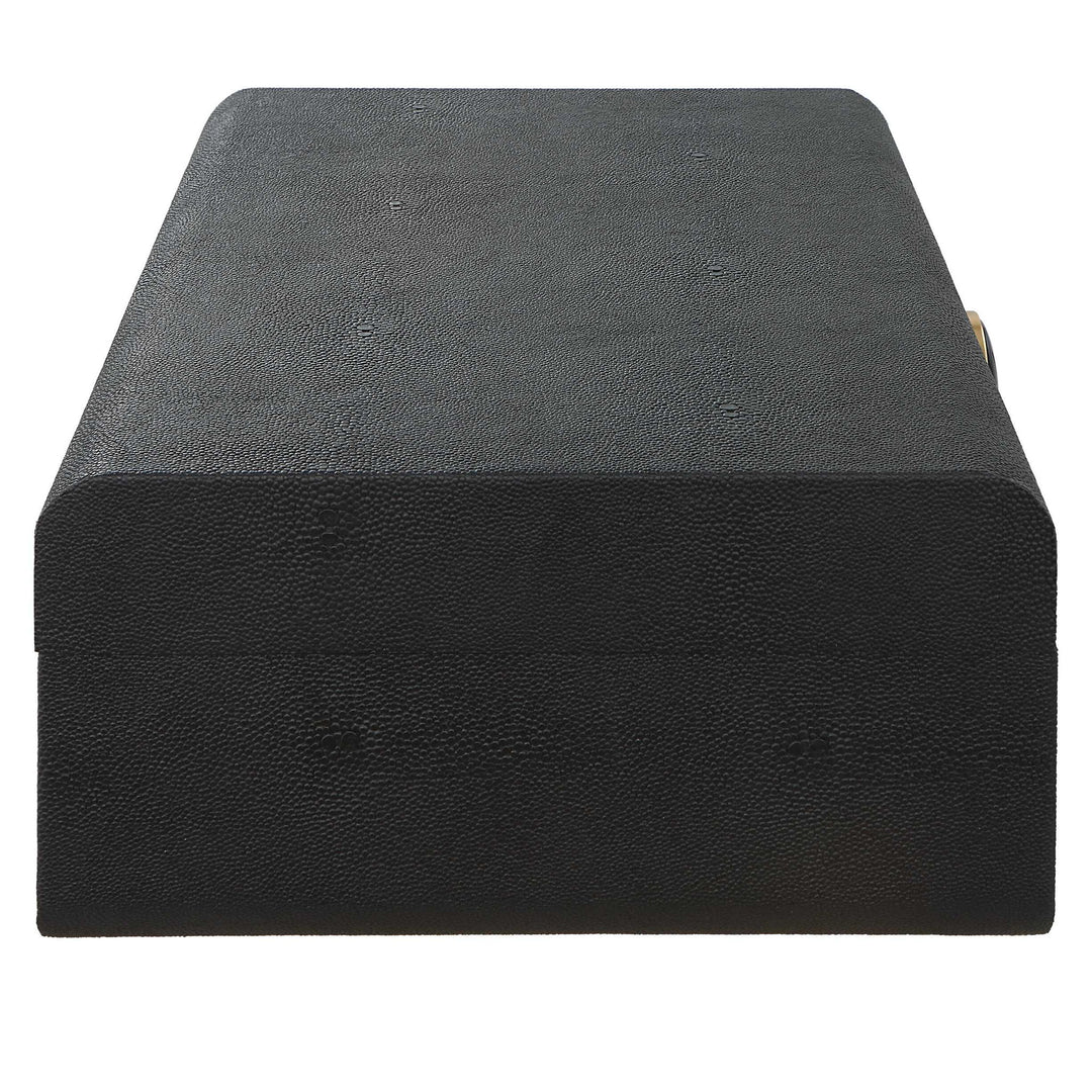Lalique - Black Shagreen Box