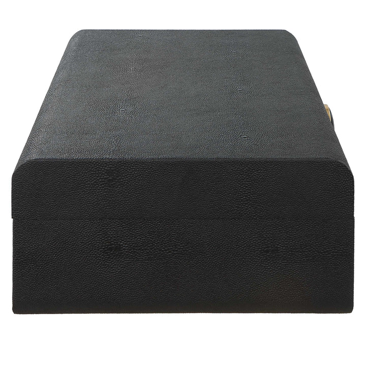 Lalique - Black Shagreen Box