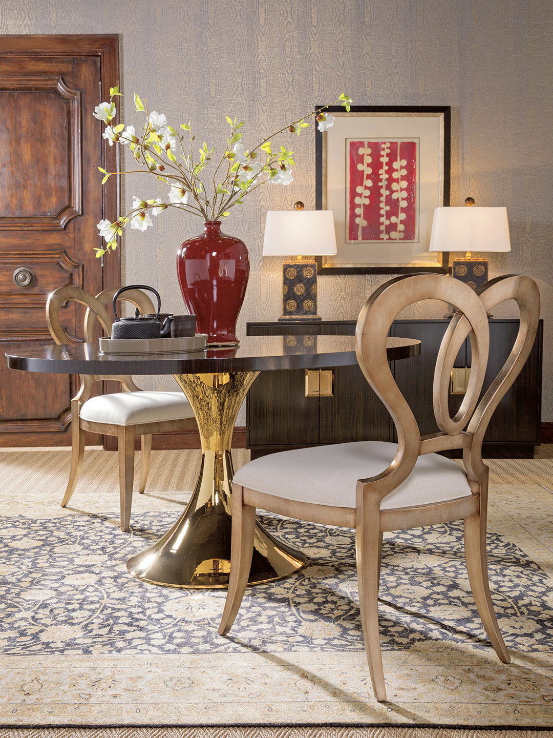 Signature Designs - Melody Side Chair - Dark Brown