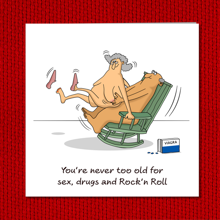 Funny Birthday Card 40th 50th 60th Valentines, Anniversary for Wife, Husband, Mum, Dad or friend. Love and support