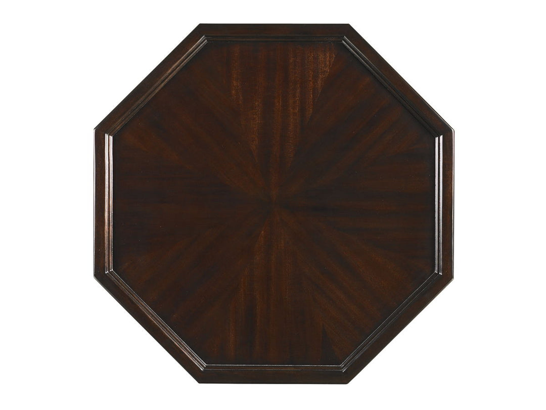 Royal Kahala - Pacific Campaign Accent Table - Dark Brown