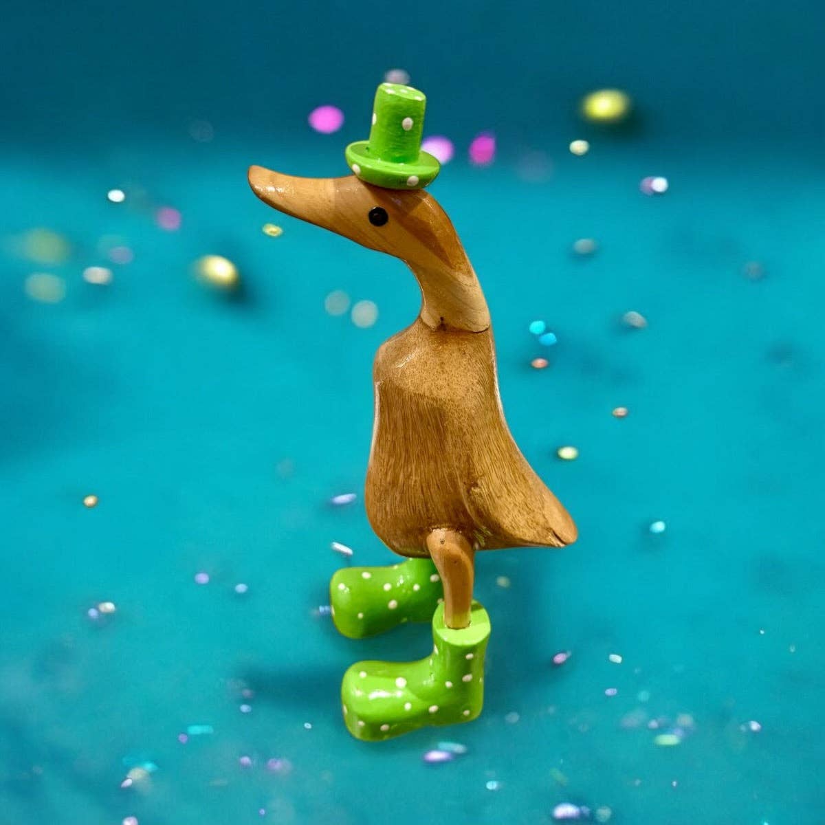 Chunky Boot Ducks - Spotty Hat