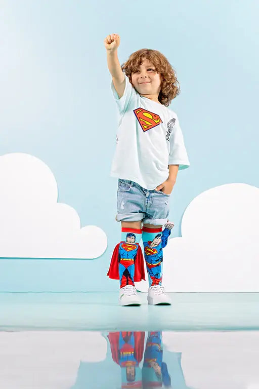 SUPERMAN SOCKS: Kids & Adults Age 6 - 99