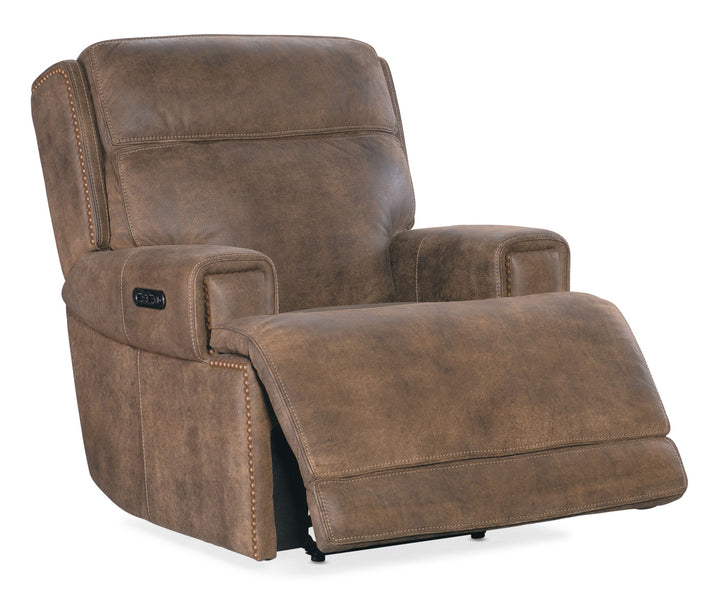 Wheeler - Power Recliner With Power Headrest - Dark Brown