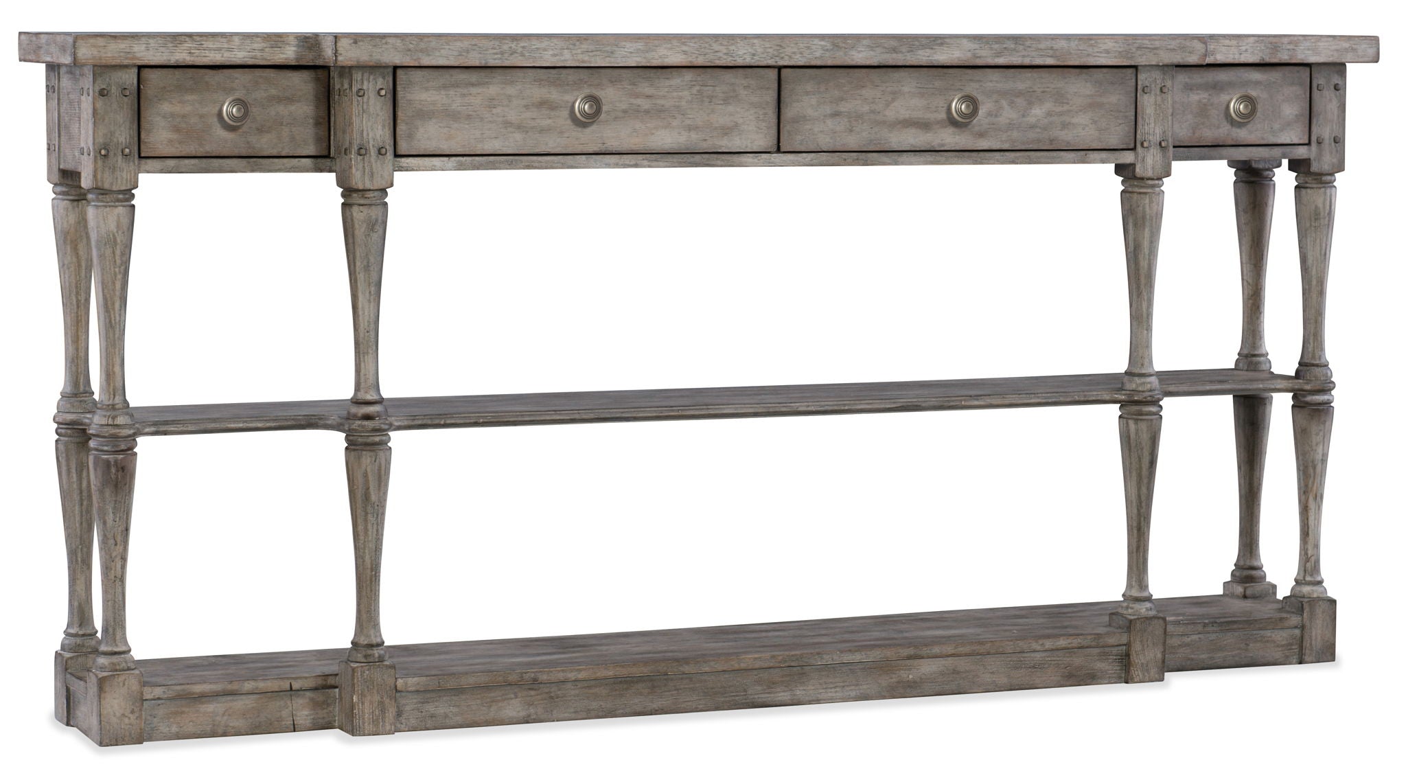 Sanctuary - 4-Drawer Console - Dark Gray