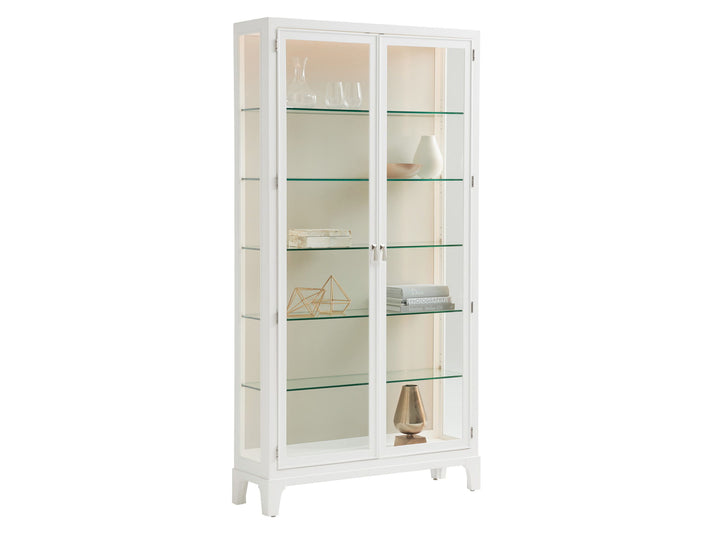 Avondale - Lakeshore Curio Taupe Back Panel - White