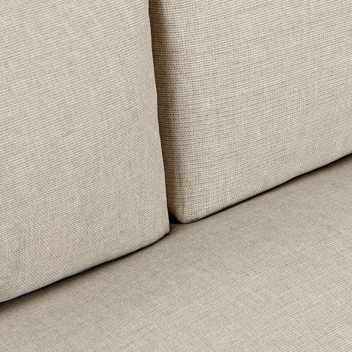 Livia - Teak Outdoor Sofa - Taupe