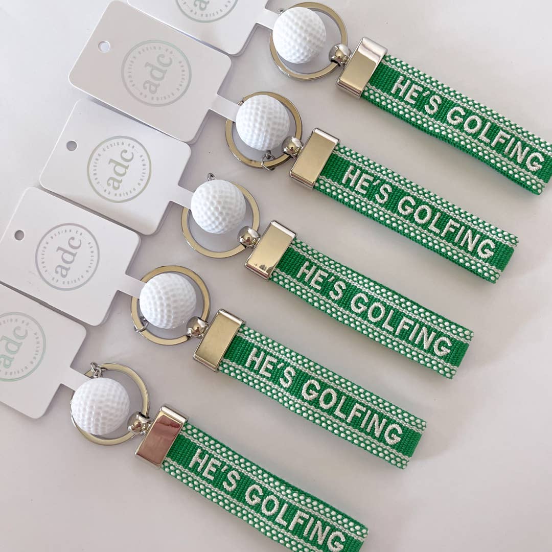 HE'S GOLFING Keychain *ADC Exclusive Band*