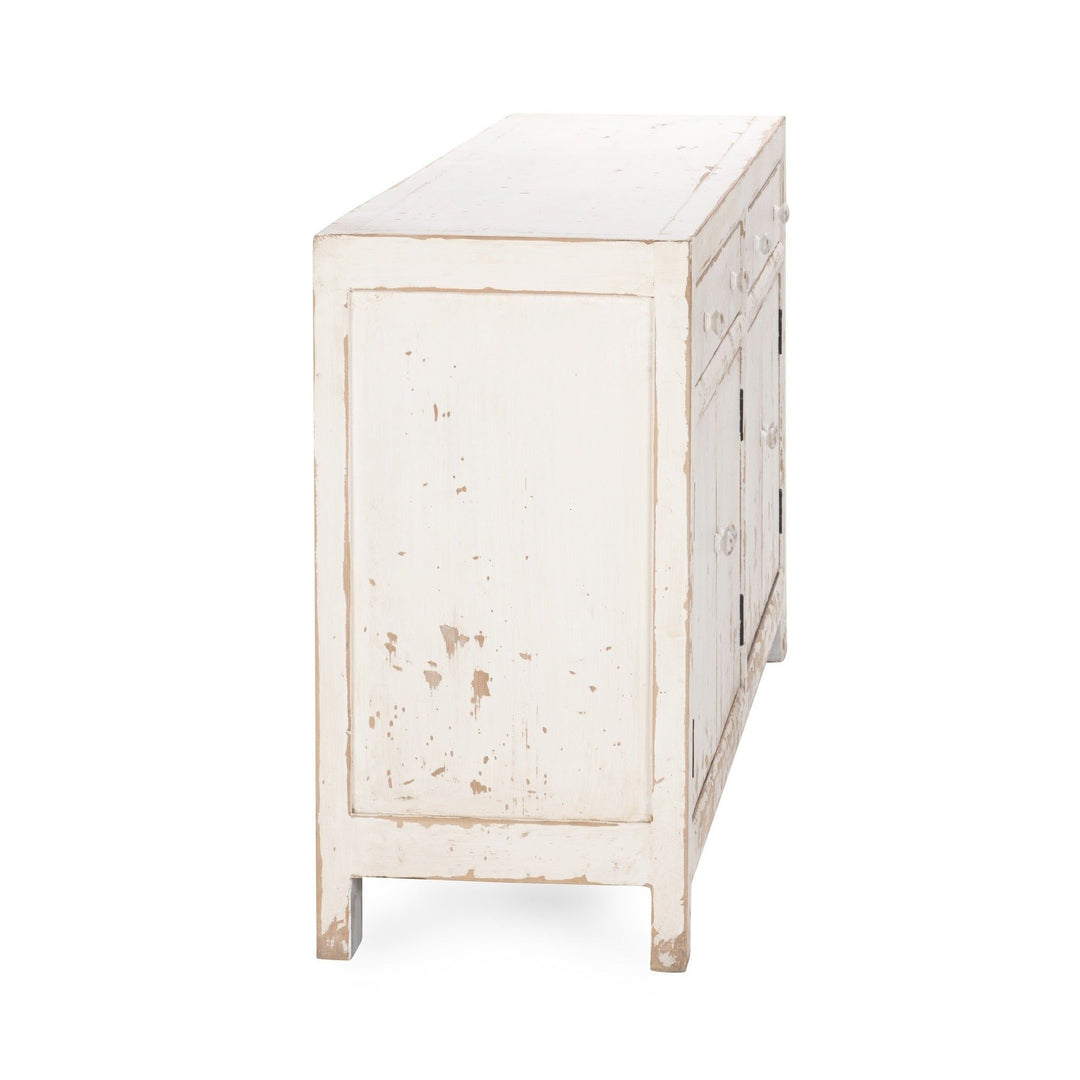 Holden - 2 Doorawers 4 Door Buffet - Worn White