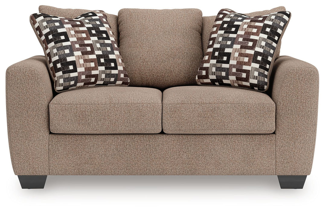 Triston-Peaks - Suede - Loveseat