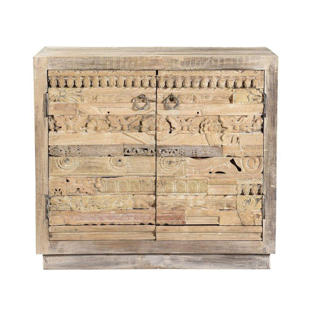 Alta - 2 Door Carved Panel Sideboard - Antique White