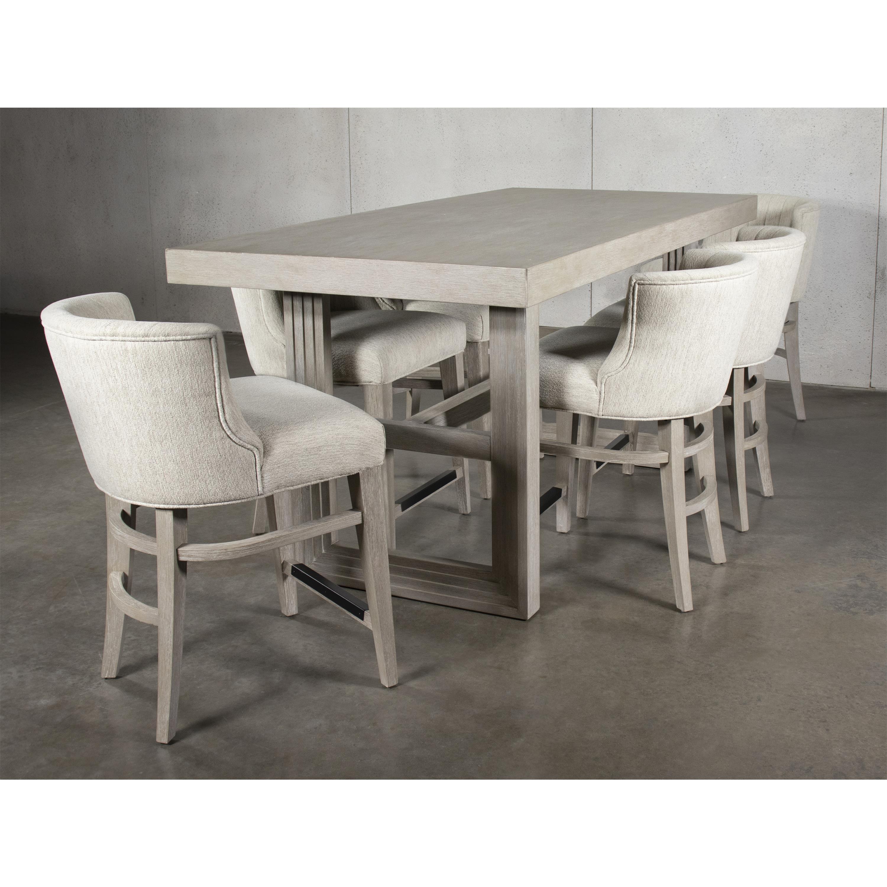 Cascade - Upholstered Curve-Back Counter Stool (Set of 2) - Dovetail