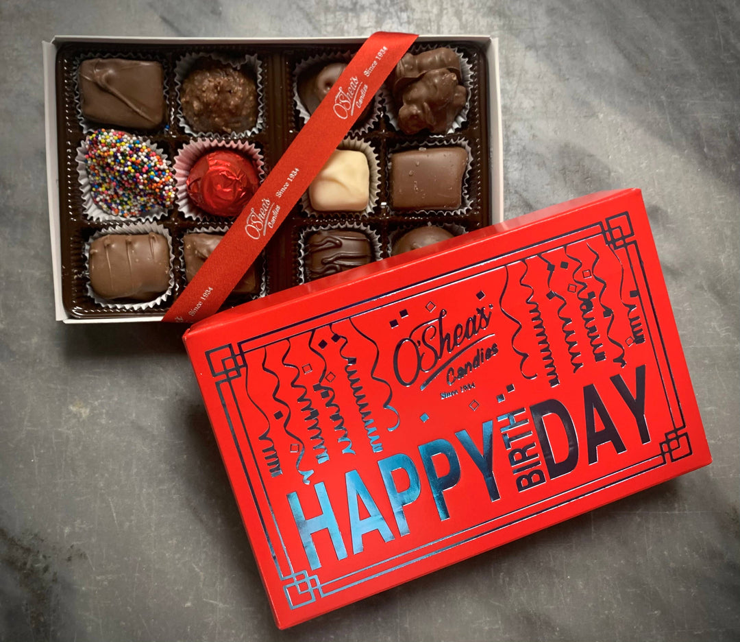 Occasion Gift Box “Happy Birthday” Deluxe Assortment: All Milk Chocolate