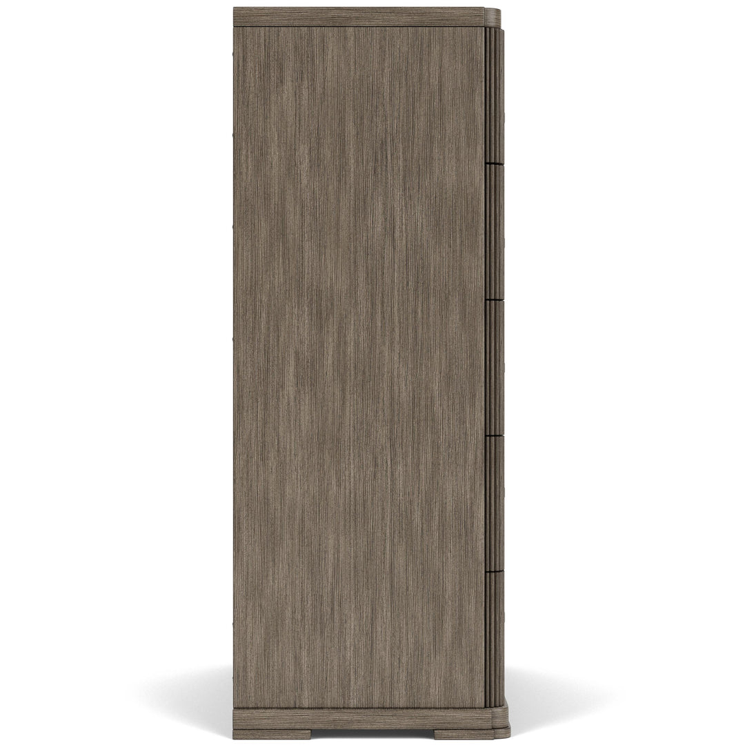 Sariel - Five Drawer Chest - Dark Brown