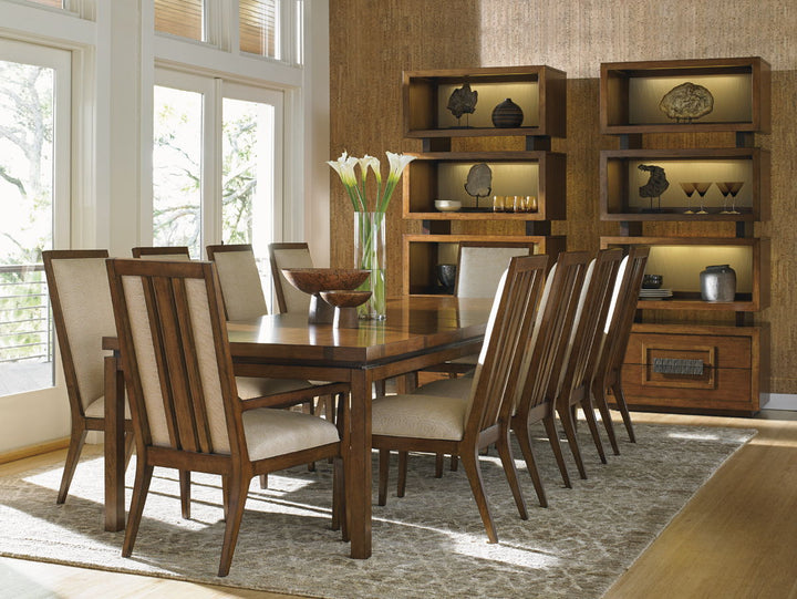 Island Fusion - Tonga Tiered Bookcase - Dark Brown