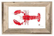 Large Red Lobster Print – Coastal Nautical Wall Art