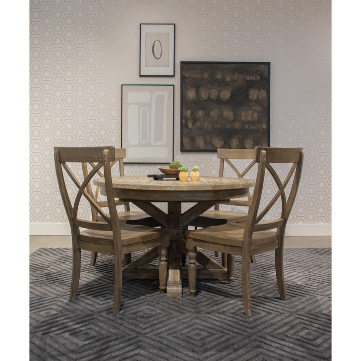 Sonora - X - Back Side Chair (Set of 2) - Snowy Desert