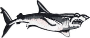 Patch - Fish - Ferocious Great White Shark Swimming