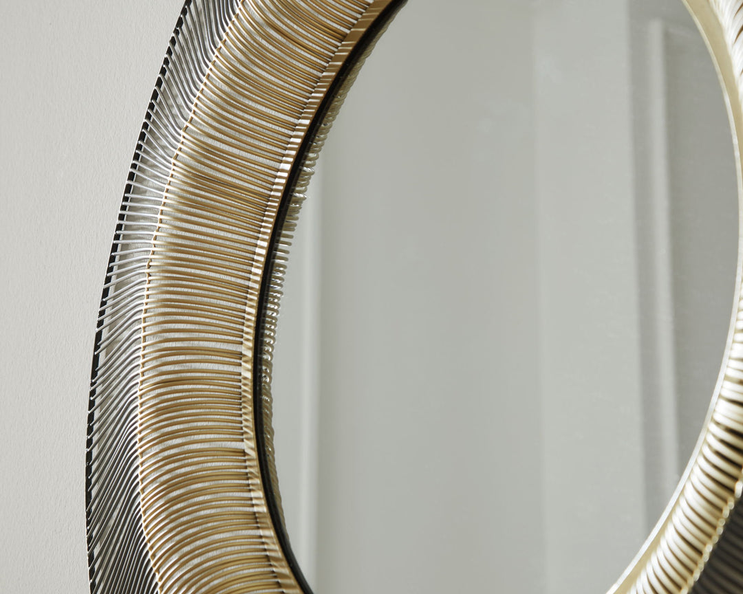 Dallmen - Black / Gold Finish - Accent Mirror