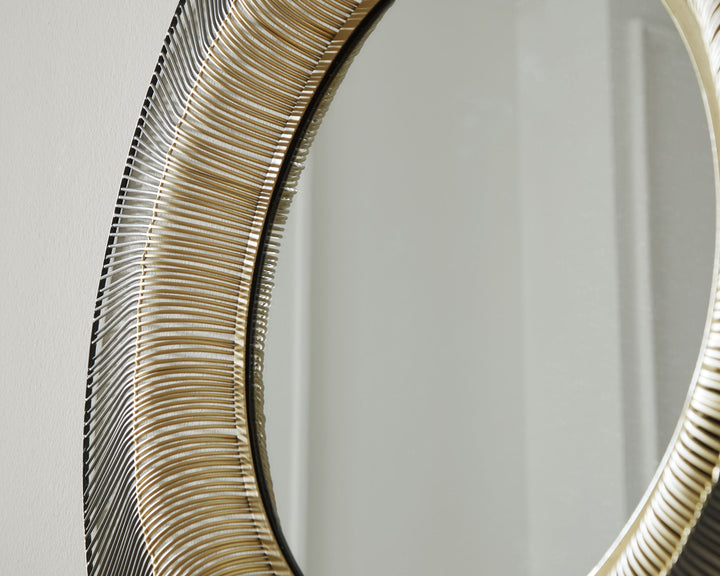 Dallmen - Black / Gold Finish - Accent Mirror