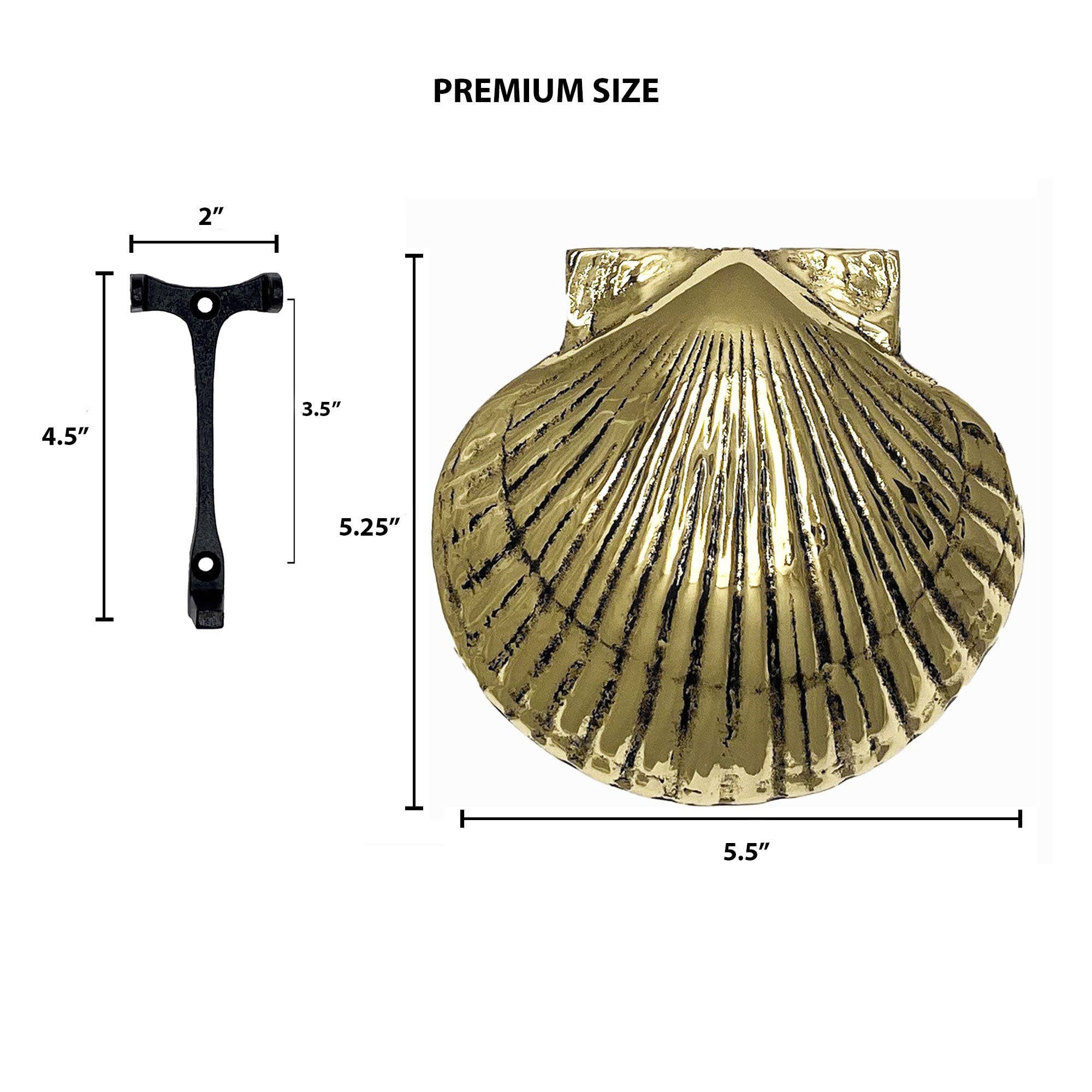 Scallop Door Knocker
