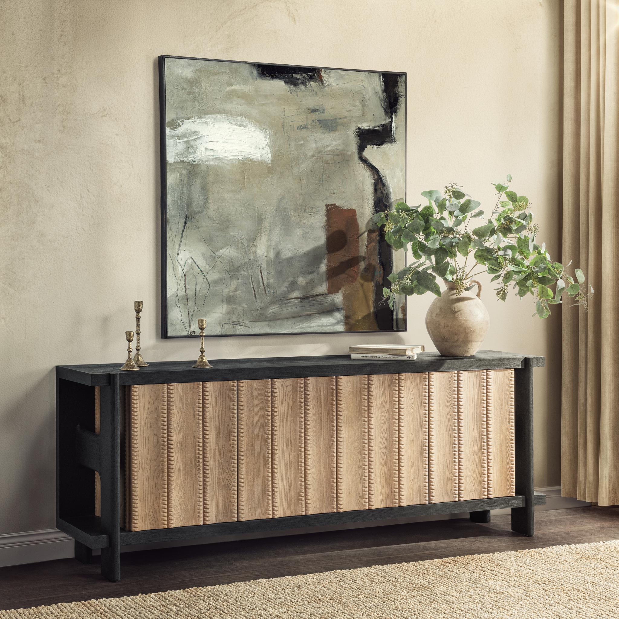 Ellison - 4 Door Cabinet - Shoreline Noir
