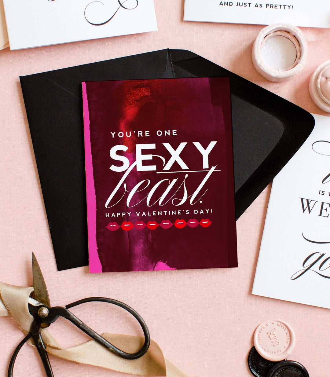 Sexy Beast - Valentine's Day - Funny Love Greeting Card