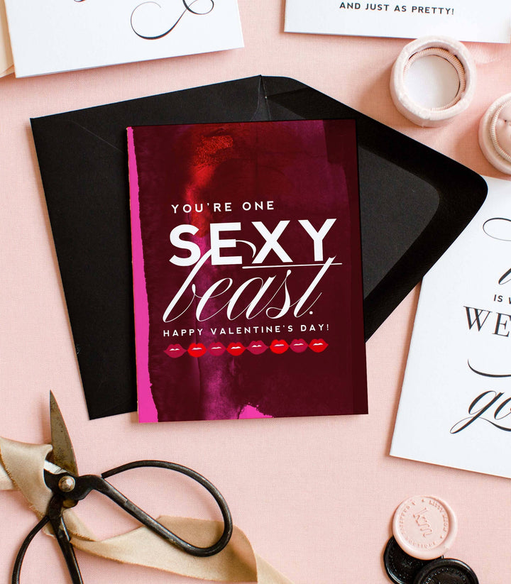 Sexy Beast - Valentine's Day - Funny Love Greeting Card