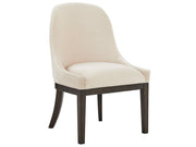 Fenwick - Upholstered Arm Chair - Beige / Dark Brown