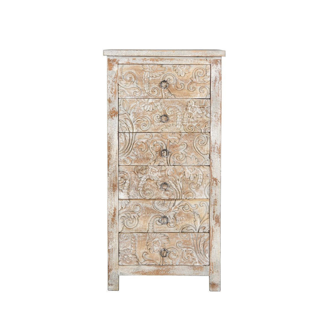 6 Drawer Chest - Beige