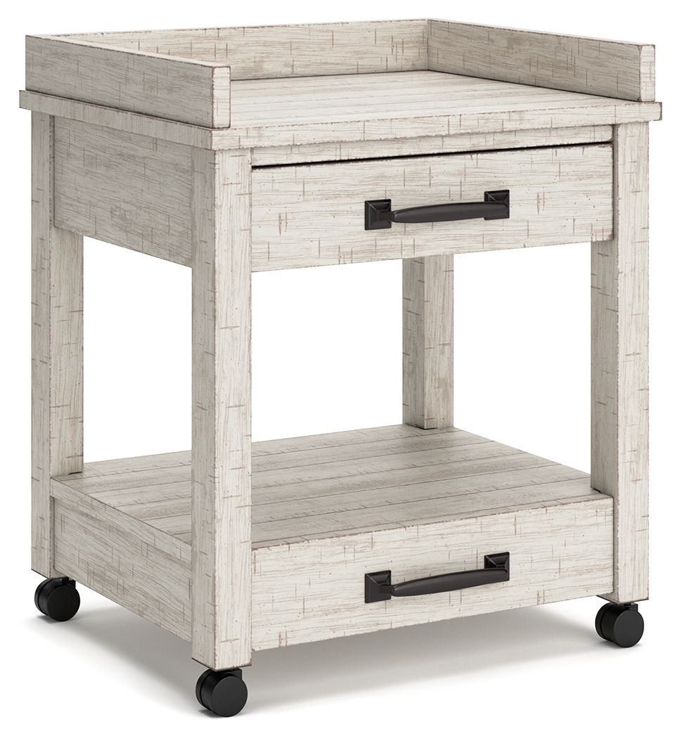 Carynhurst - Printer Stand - Whitewash