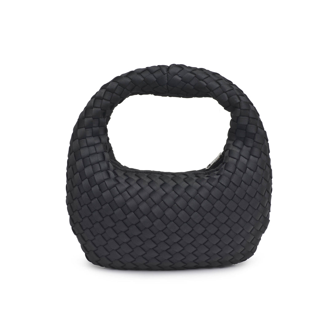 Dare to Dream - Small Woven Neoprene Clutch: Dark Denim