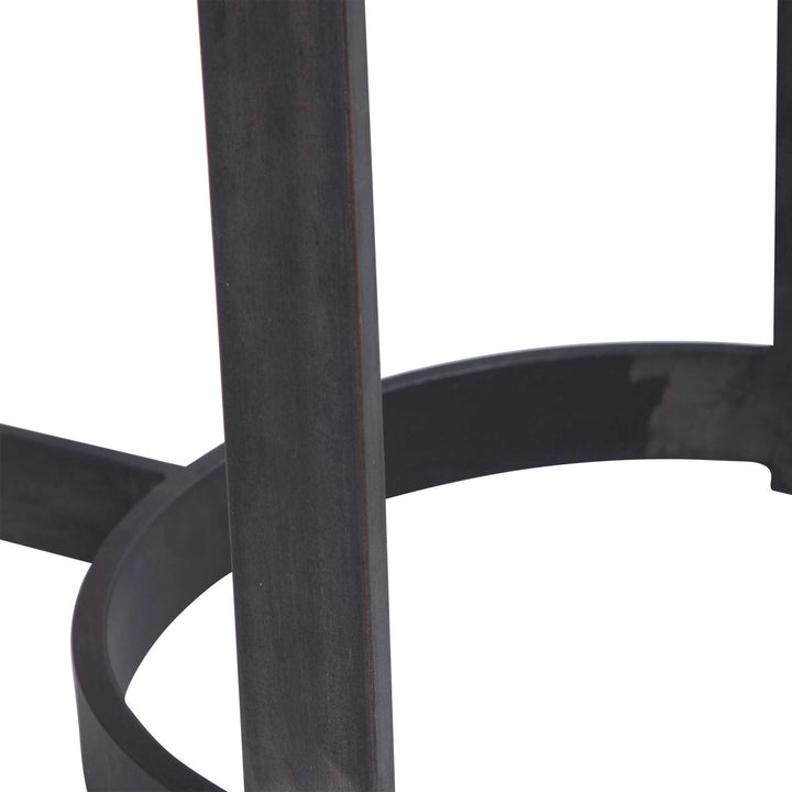 Basuto - Steel Console Table - Light Brown